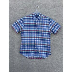 Polo Ralph Lauren Mens XL Slim Fit Oxford Shirt Multi Plaid w/ Pony
